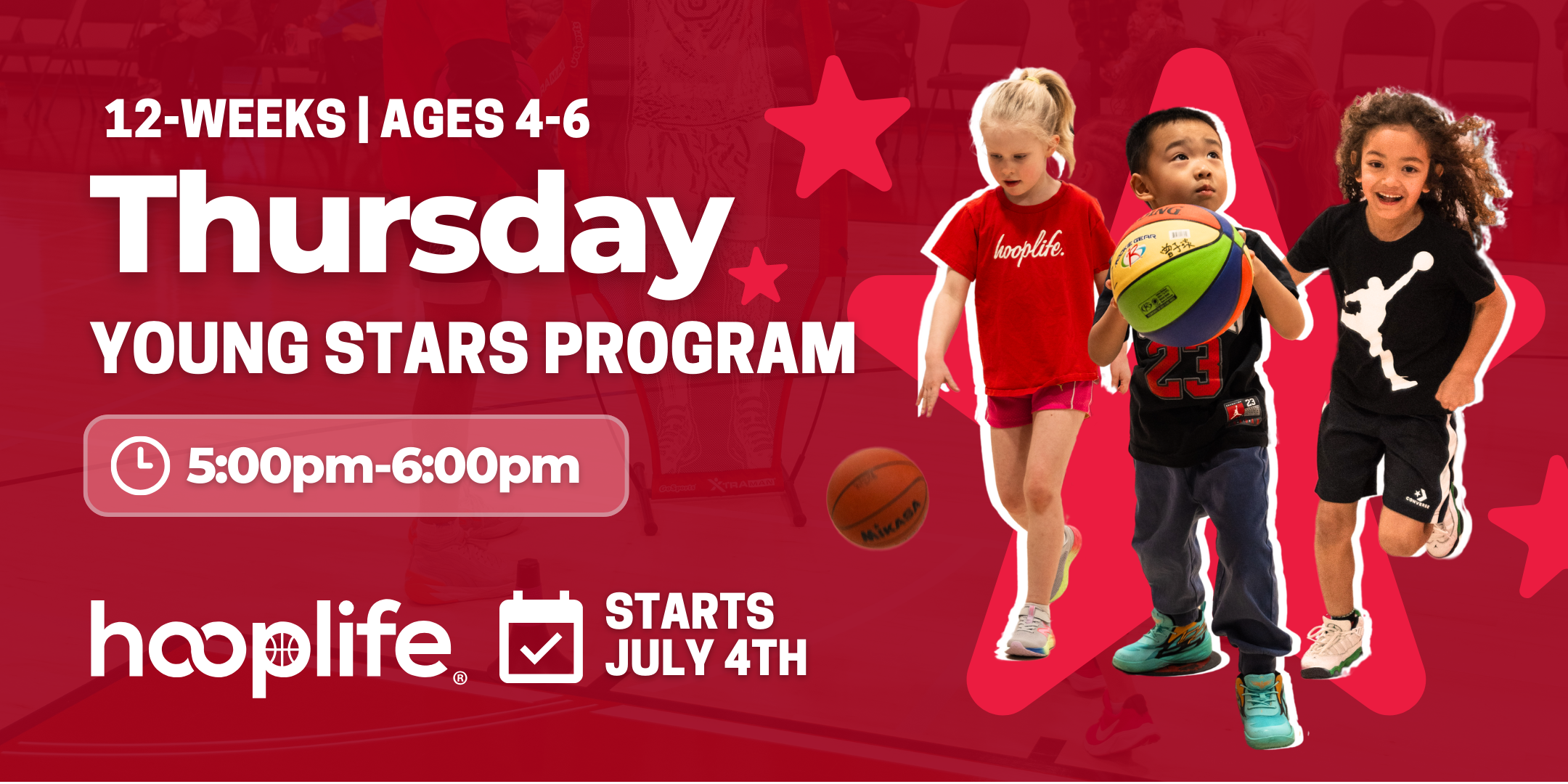 Thursday Ages 4-6 Young Stars 12-Week Camp