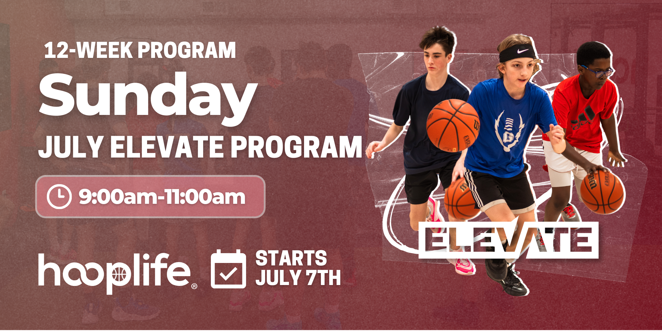 Ages 14-17 Sunday Advanced Elevate Program