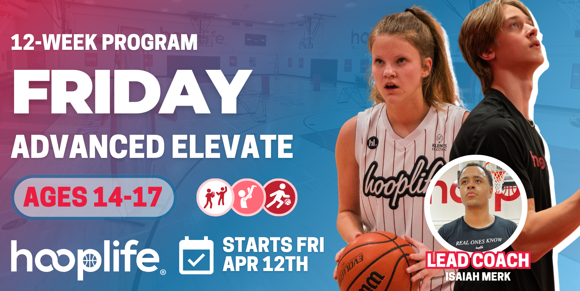 Ages 14-17 Friday Advanced Elevate Program